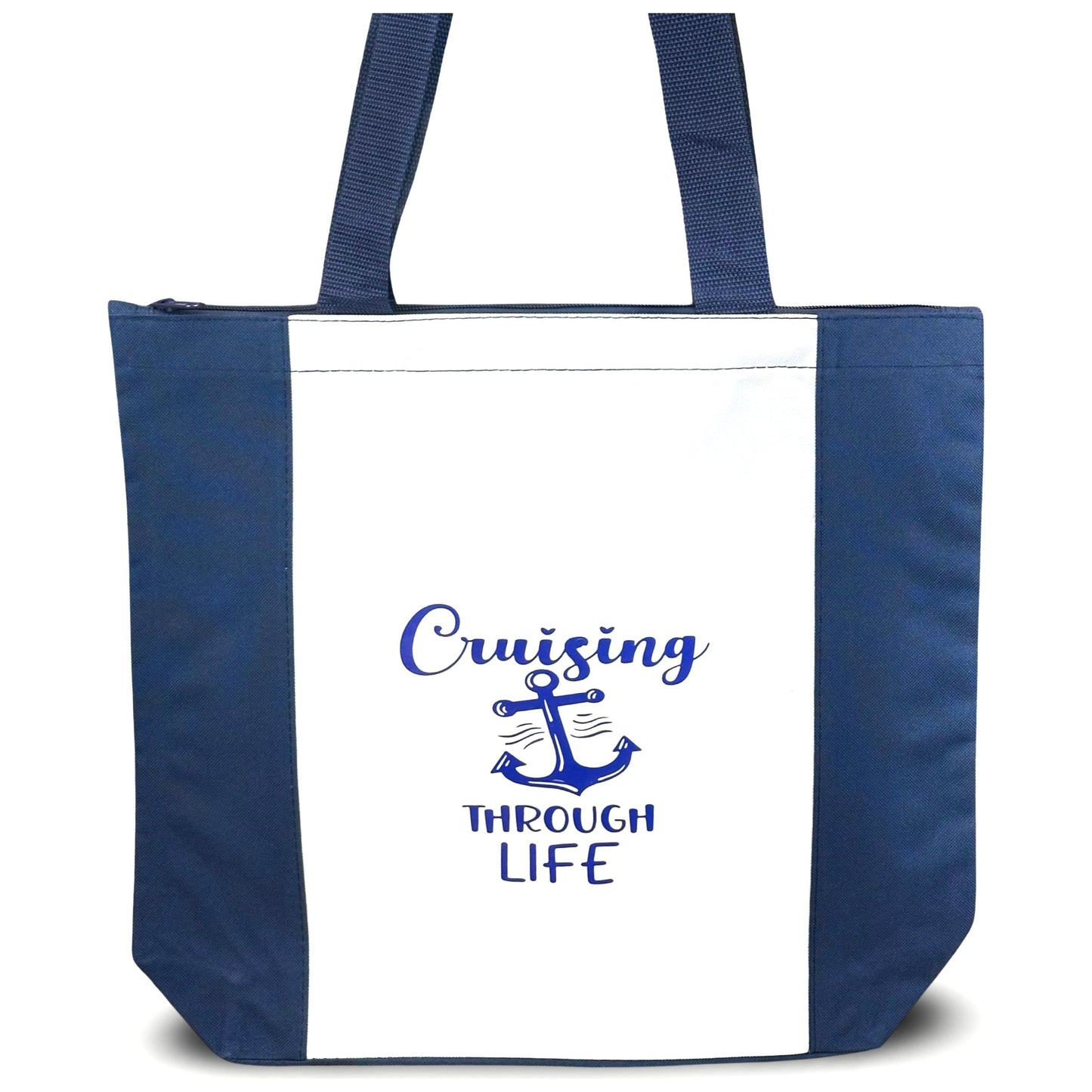 Deluxe Zip Tote Bag "Cruising Through Life"