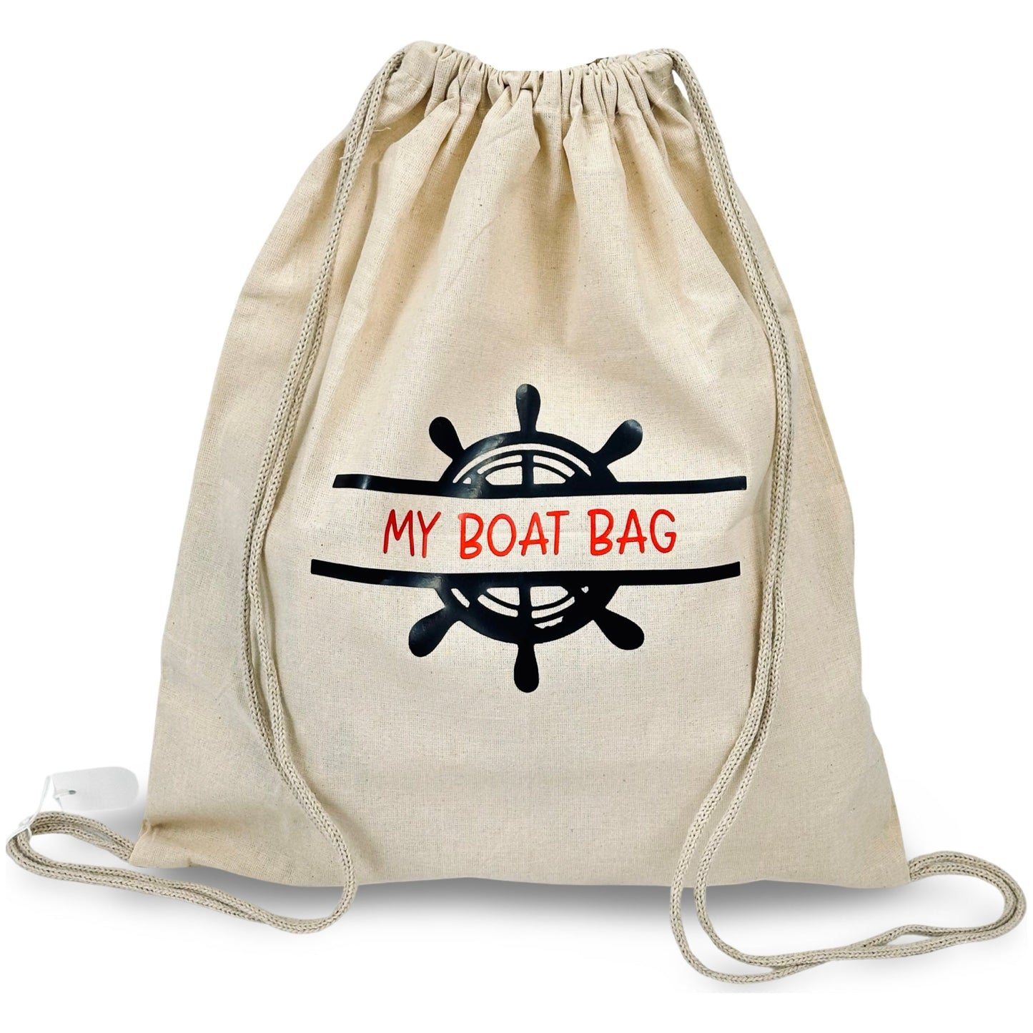 Drawstring Backpack “My Boat Bag”