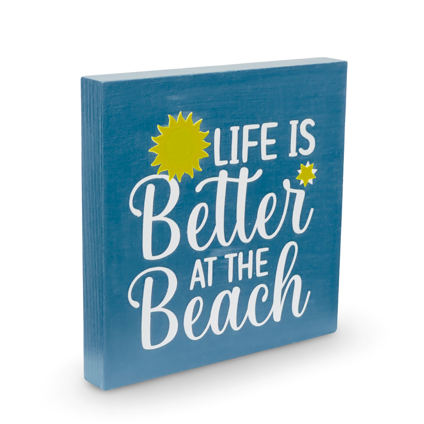 Small Wood Box Sign “Life Is Better At The Beach”