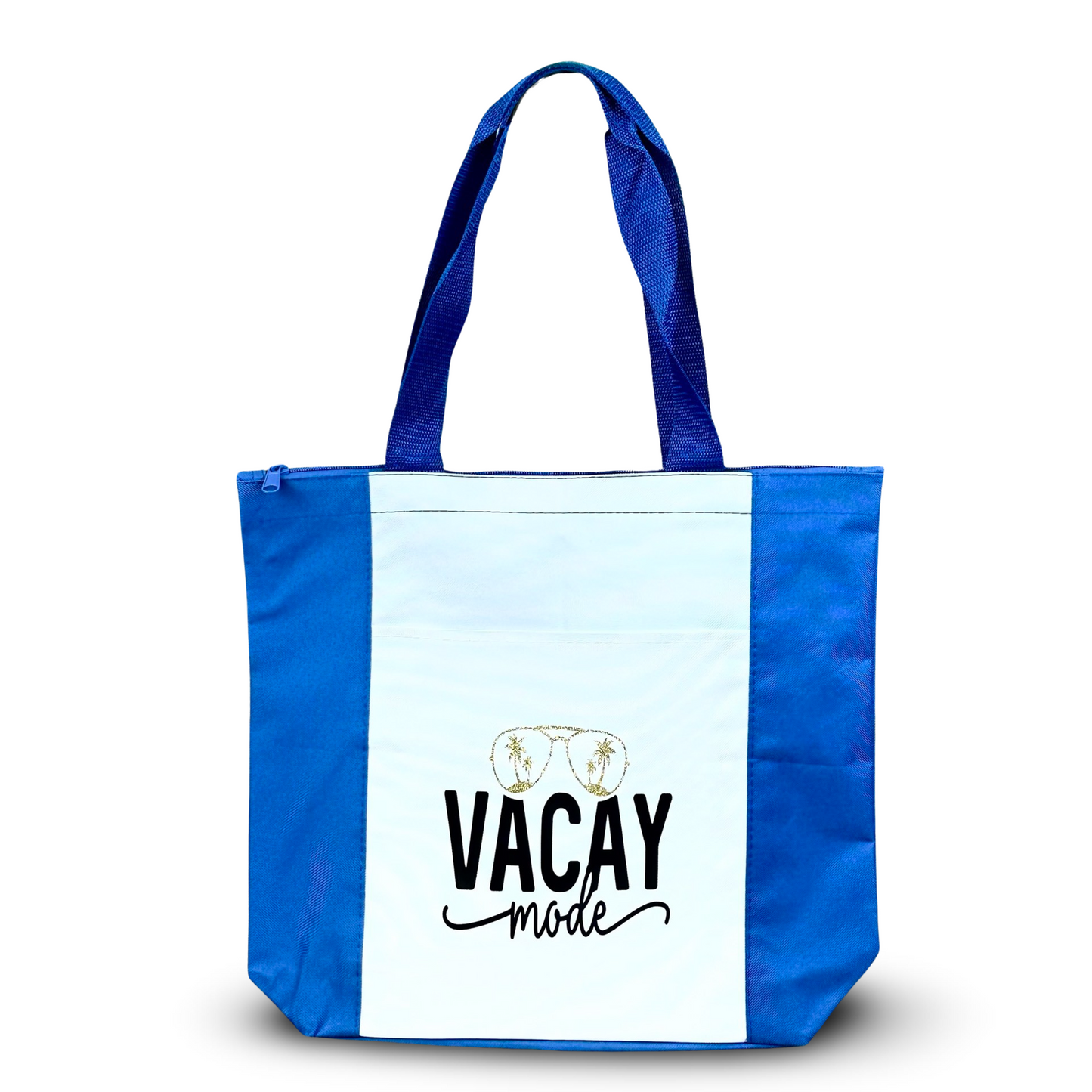 Deluxe Zip Tote Bag "Vacay Mode"